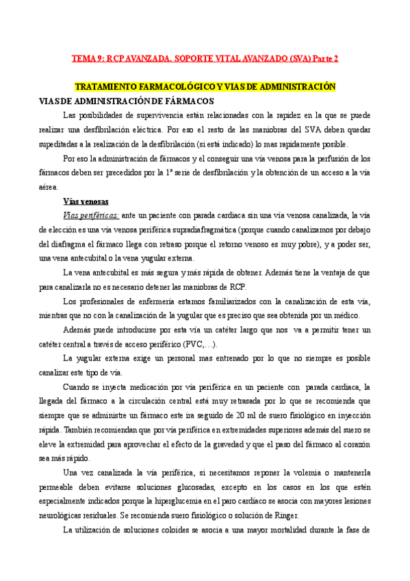 Miniatura del documento RCP AVANZADA. SOPORTE VITAL AVANZADO (SVA) Parte 2.pdf