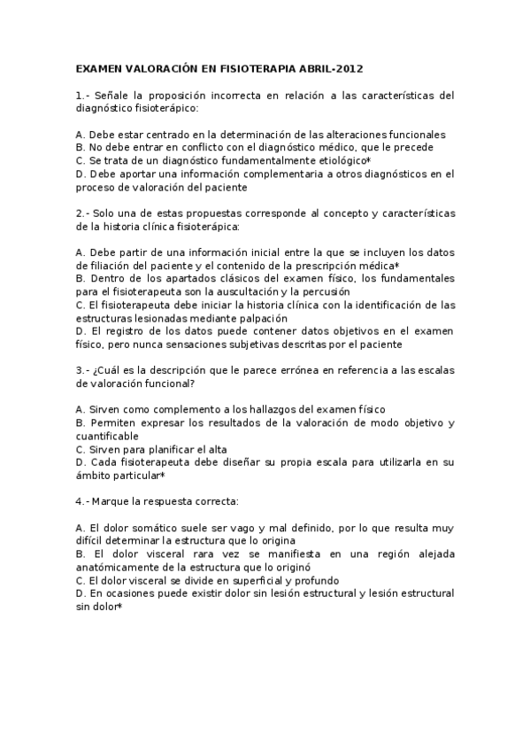 Miniatura del documento EXAMEN VALORACIOiE¦îN EN FISIOTERAPIA ABRIL RESUELTO.docx