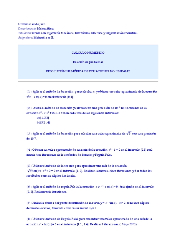 Miniatura del documento Relacion-Ecuaciones-no-lineales-2017-18-.pdf