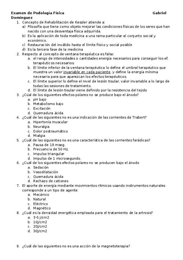 Miniatura del documento TEST xamen Podología Física Junio 2012 - copia.docx