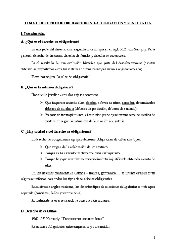 Miniatura del documento Tema 1. Derecho de Obligaciones y Contratos.pdf