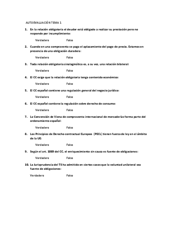 Miniatura del documento Autoevaluación Tema 1. Derecho de Obligaciones y Contratos.pdf