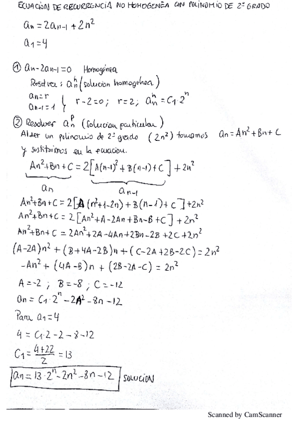 Miniatura del documento Recurrencia no homogenea con polinomio grado 2.pdf