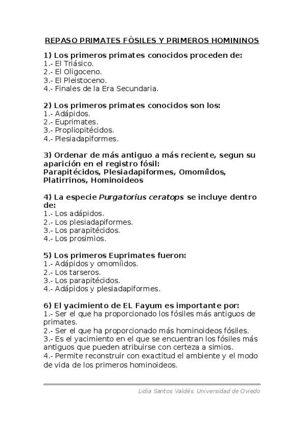 Miniatura del documento REPASO PRIMATES FÓSILES Y PRIMEROS HOMININOS TG2.doc