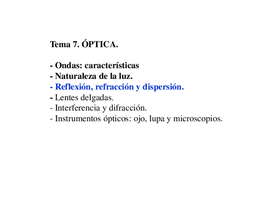 Miniatura del documento Tema 7. Optica.pdf