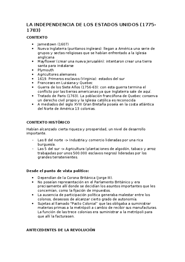 Miniatura del documento 7. La Independencia de EEUU.docx