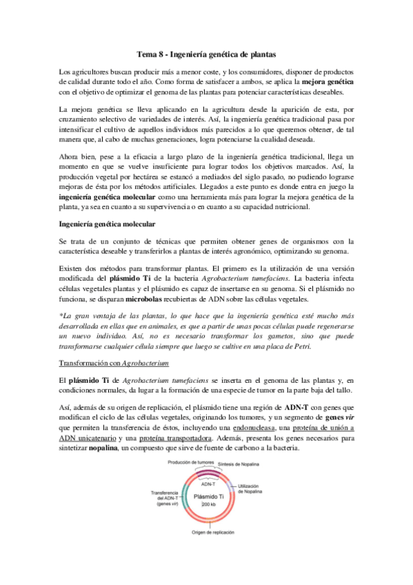Miniatura del documento Tema 8 - Ingeniería genética de plantas.pdf