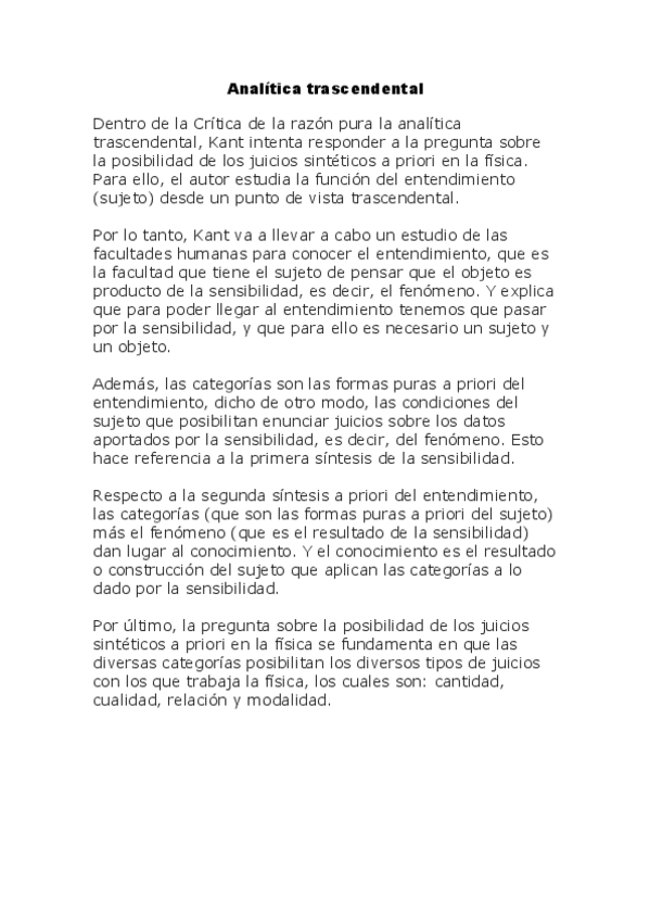 Miniatura del documento Kant-ANALITICA-TRASCENDENTAL.pdf
