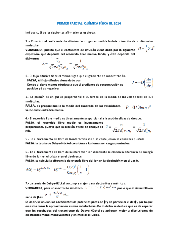Miniatura del documento EXAMEN FINAL QUÍMICA FÍSICA III 2014. Primer parcial.pdf
