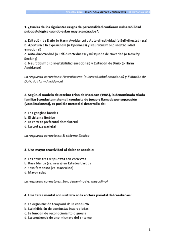 Miniatura del documento EXAMEN FINAL ENERO 2021 con respuestas