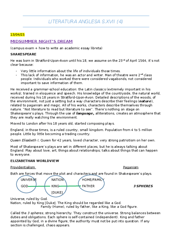 Miniatura del documento LITE S.XVII part 4 Midsummer night&#39;s dream.docx