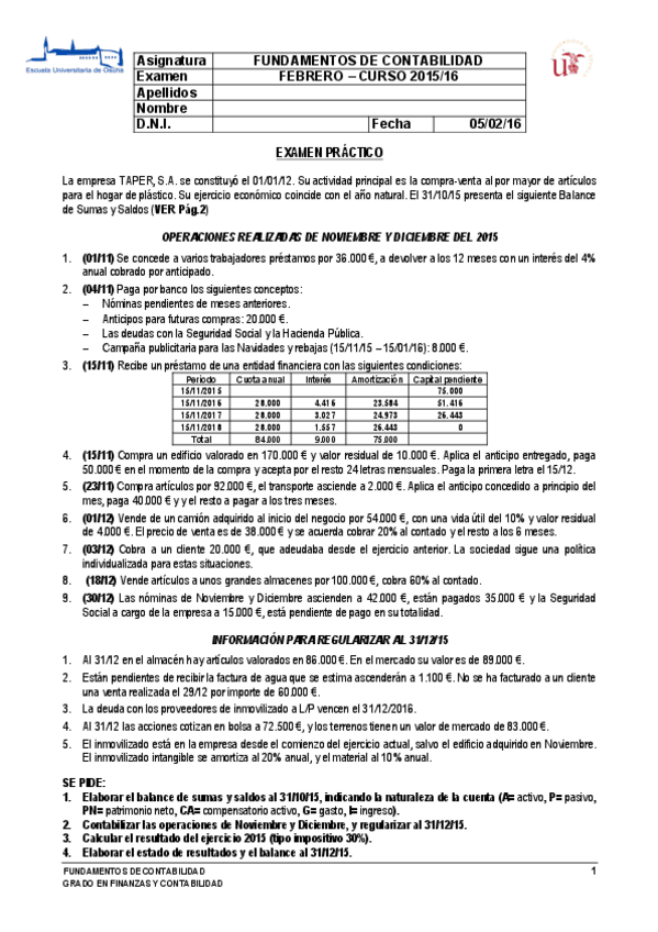 Miniatura del documento Examen Primero-Febrero 2016.pdf