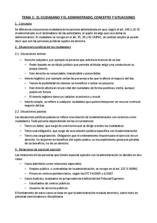 Miniatura del documento Tema 1. EL CIUDADANO Y EL ADMINISTRADO CONCEPTO Y SITUACIONES.pdf