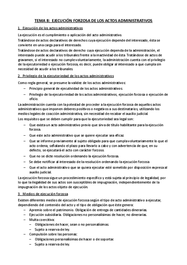 Miniatura del documento Tema 8. EJECUCIÓN FORZOSA DE LOS ACTOS ADMINISTRATIVOS.pdf