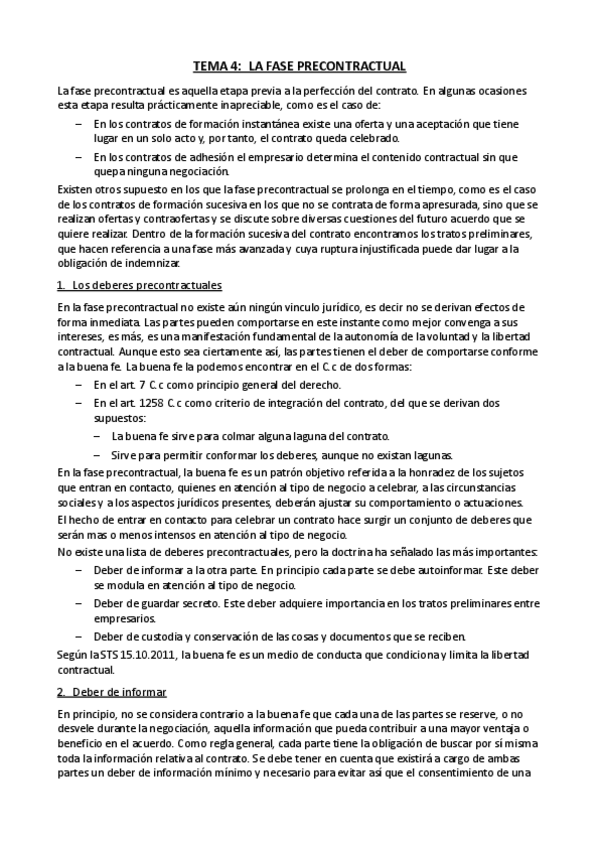 Miniatura del documento Tema 4. LA FASE PRECONTRACTUAL.pdf