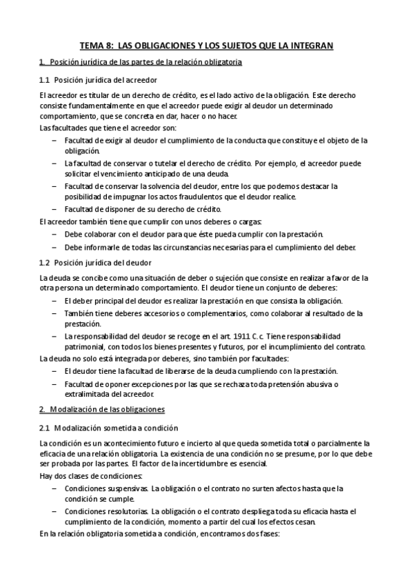 Miniatura del documento Tema 8. LAS OBLIGACIONES Y LOS SUJETOS QUE LA INTEGRAN.pdf