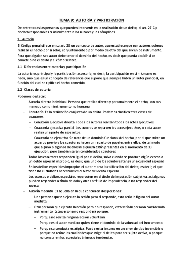 Miniatura del documento Tema 9. AUTORÍA Y PARTICIPACIÓN.pdf