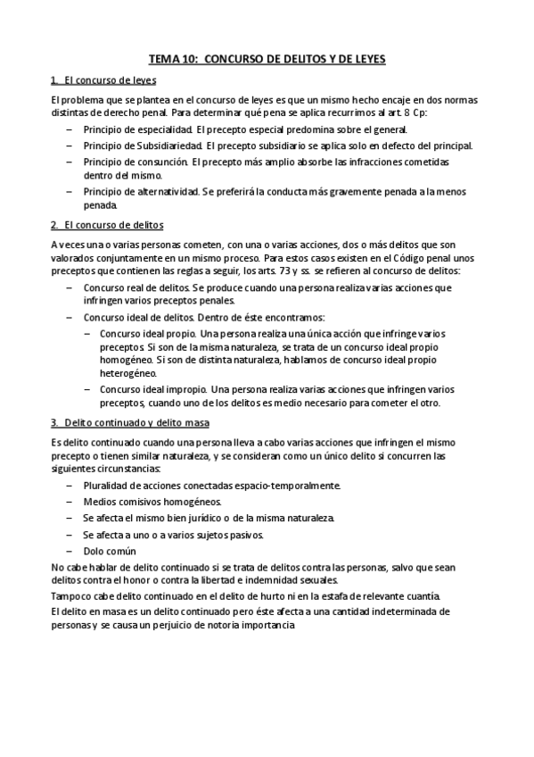 Miniatura del documento Tema 10. CONCURSO DE DELITOS Y DE LEYES.pdf