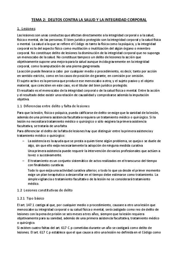 Miniatura del documento Tema 2. DELITOS CONTRA LA SALUD Y LA INTEGRIDAD CORPORAL.pdf
