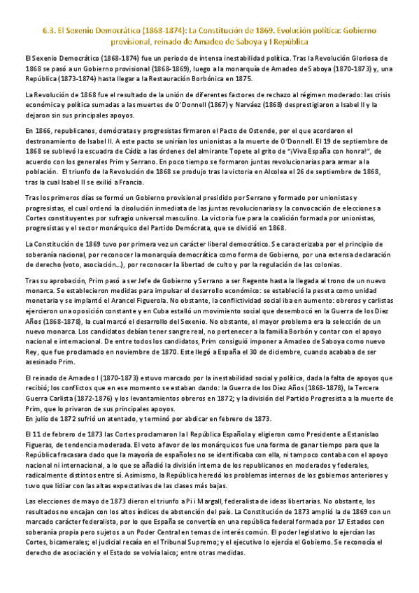 Miniatura del documento 6.3. El Sexenio Democrático.pdf