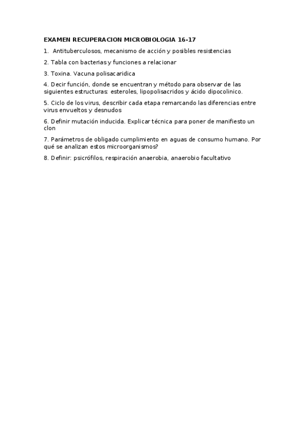 Miniatura del documento EXAMEN RECUPERACION MICROBIOLOGIA 16.docx