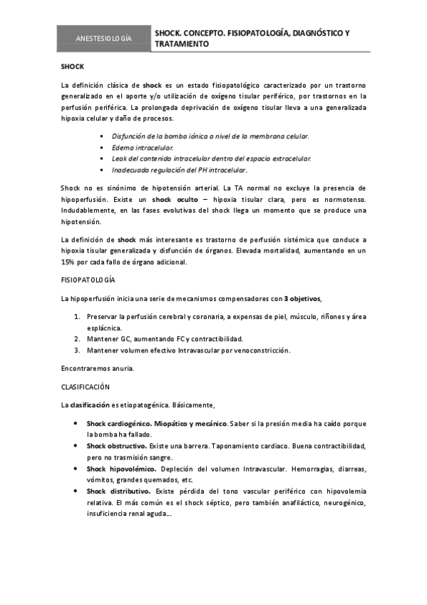 Miniatura del documento 12. IC Shock. Concepto. Fisiopatología diagnóstico y tratamiento. Dr.pdf