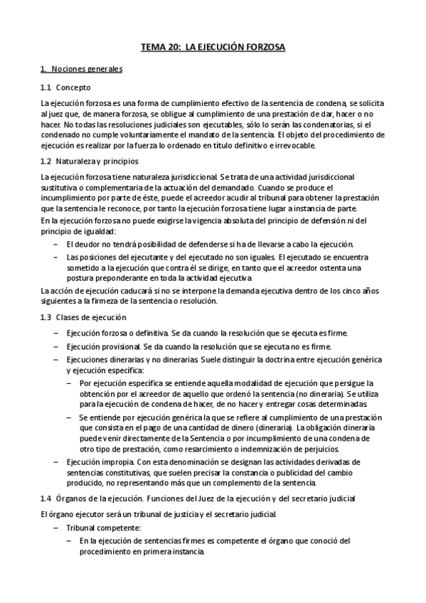 Miniatura del documento Tema 20. LA EJECUCIÓN FORZOSA.pdf