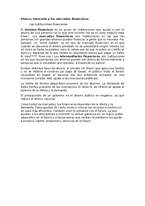 Miniatura del documento Ahorro.odt