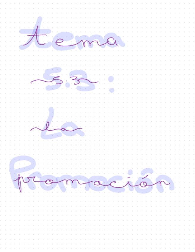 Miniatura del documento Tema-5.3. - La promoción pdf