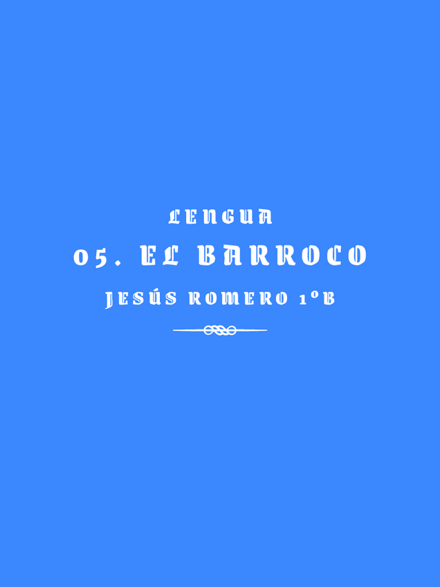 Miniatura del documento Literatura - El Barroco.pdf