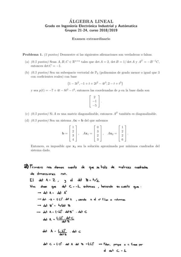 Miniatura del documento Algebra-Lineal-EXAMEN-FINAL-2019-Resuelto-y-explicado.pdf
