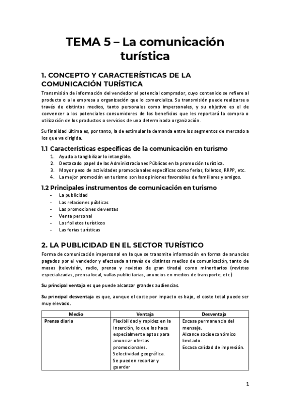 Miniatura del documento TEMA 5 - Comunicación turística