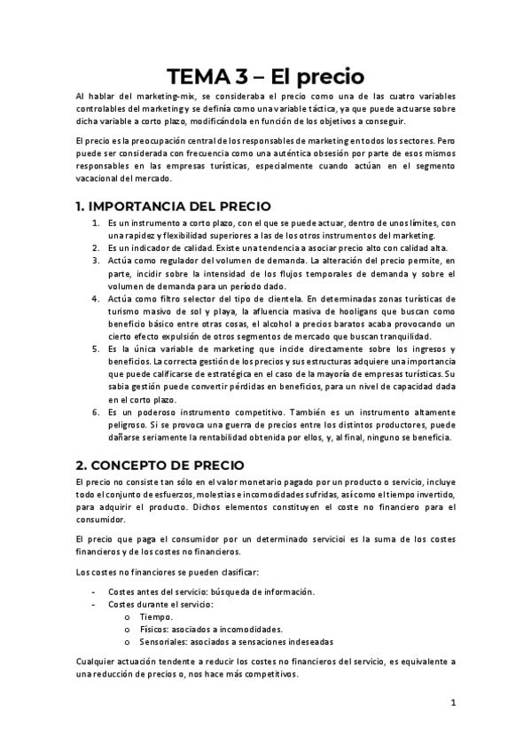 Miniatura del documento TEMA 3 - Precio