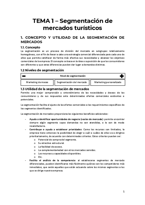 Miniatura del documento TEMA 1 - Segmentación de mercados