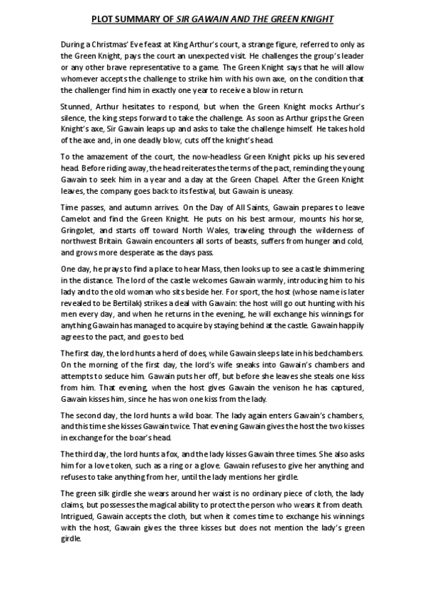 Miniatura del documento PLOT-SUMMARY-OF-SIR-GAWAIN-AND-THE-GREEN-KNIGHT.pdf
