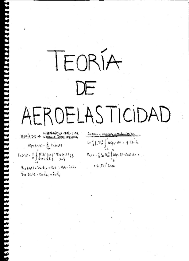 Miniatura del documento Teoría Aeroelasticidad manuscrita.pdf