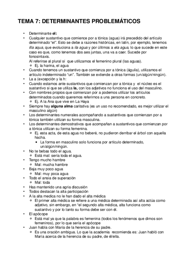 Miniatura del documento TEMA-7-DETERMINANTES-PROBLEMATICOS.odt