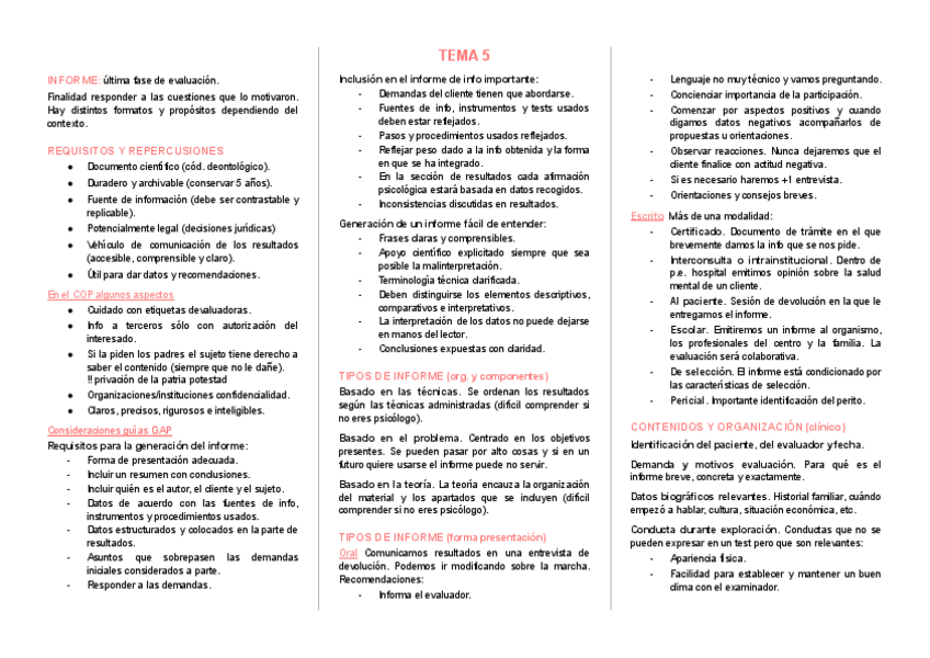 Miniatura del documento T5 INFORME PSICOLÓGICO