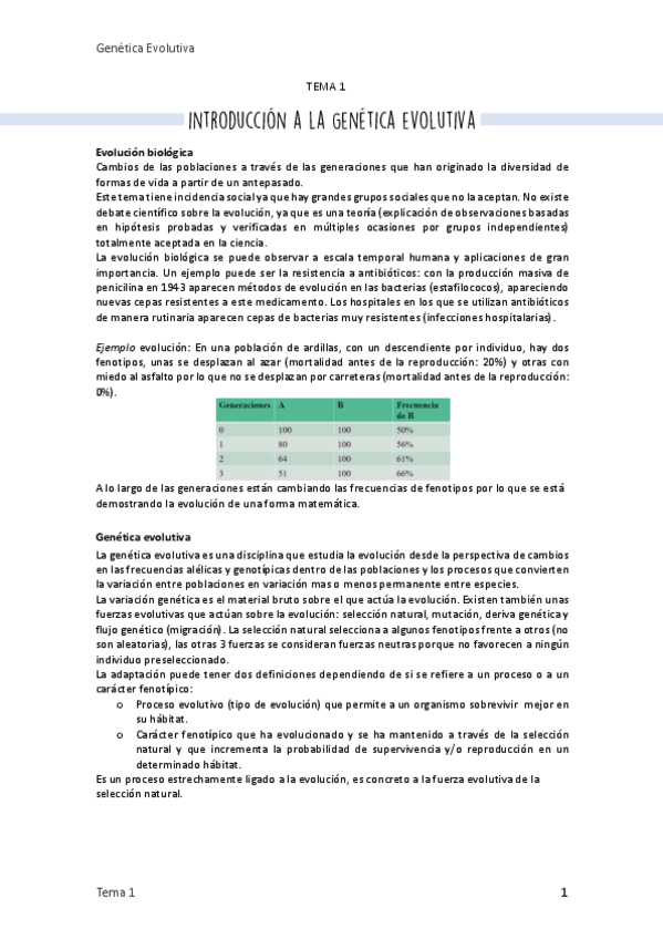 Miniatura del documento 1. Introducción a la Genética Evolutiva