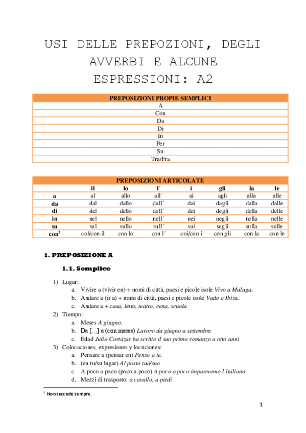 Miniatura del documento PREPOSIZIONI AVVERBI E ESPRESSIONI A2