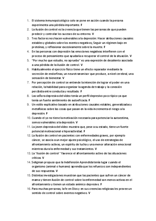 Miniatura del documento Cuestionario práctica 2. Optimismo ilusión de control y depresión.pdf