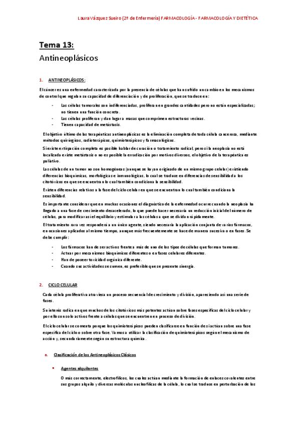 Miniatura del documento Tema-13-ANTINEOPLASICOS-Farmacologia.pdf