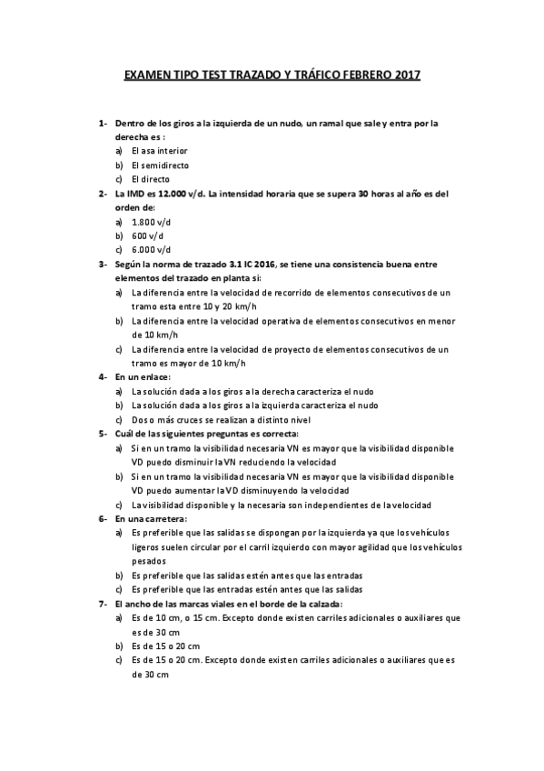 Miniatura del documento EXAMEN TIPO TEST TRAZADO Y TRÁFICO FEBRERO 2017 RESUELTO.pdf