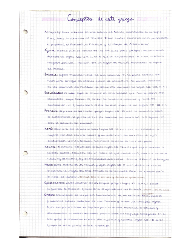 Miniatura del documento Arte griego