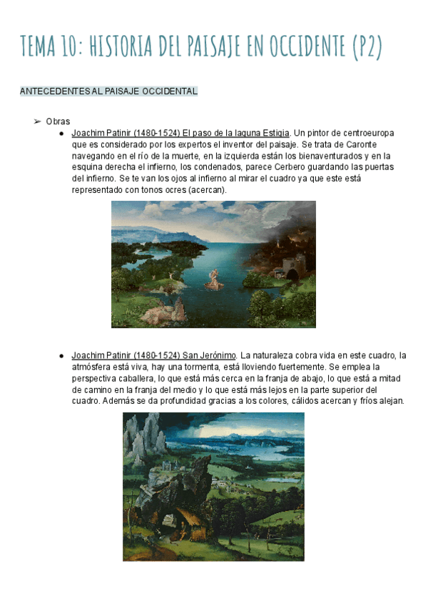 Miniatura del documento TEMA 10 (PARTE 2) - PAISAJE OCCIDENTAL