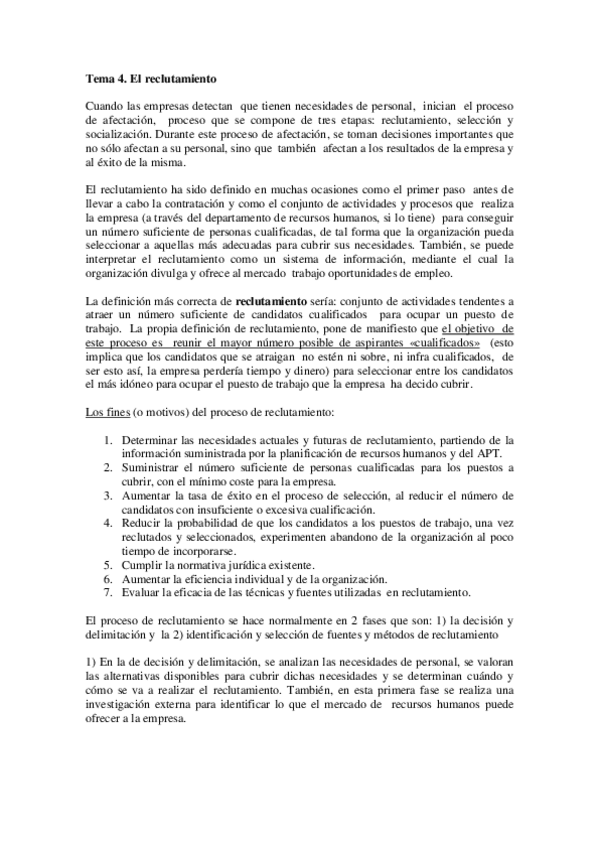 Miniatura del documento Tema 4. El reclutamiento.pdf