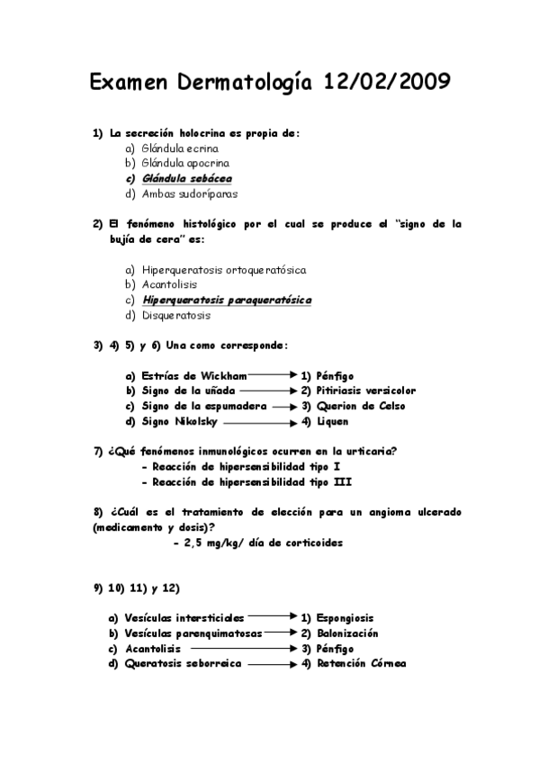 Miniatura del documento Examen Dermatología 2009.pdf