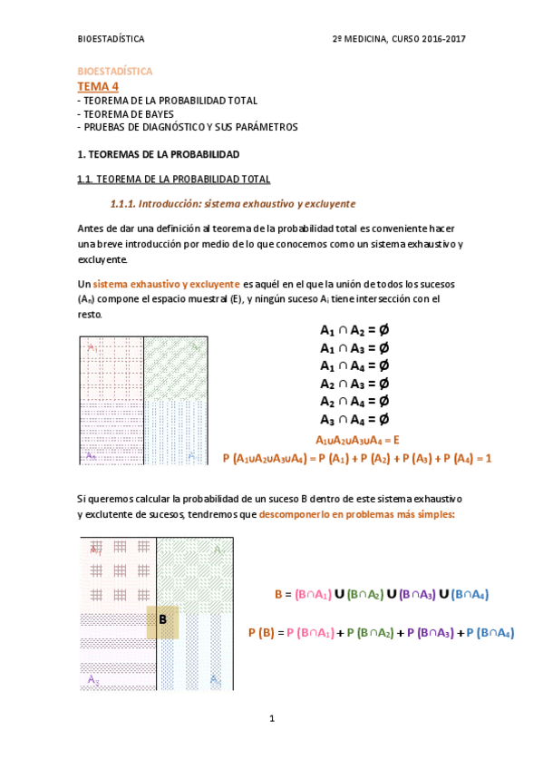 Miniatura del documento TEMA 4 - Teorema de Bayes y pruebas diagnósticas.pdf