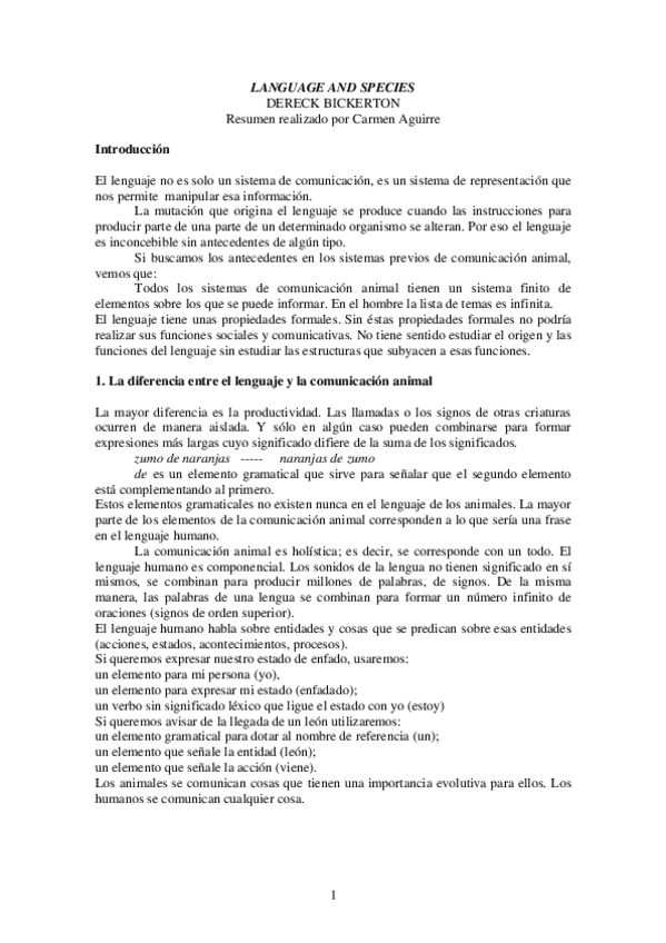 Miniatura del documento El lenguaje y las especies - Dereck Bickerton.pdf