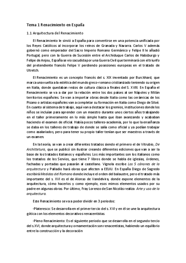 Miniatura del documento Tema 1 Arquitectura del Renacimiento en España.pdf